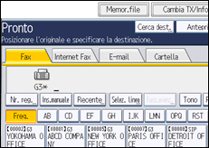 Illustrazione schermata pannello di controllo