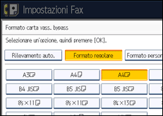 Illustrazione schermata pannello di controllo
