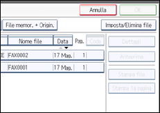 Illustrazione schermata pannello di controllo