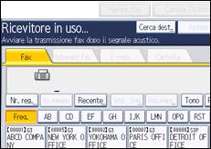 Illustrazione schermata pannello di controllo