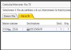 Illustrazione schermata pannello di controllo