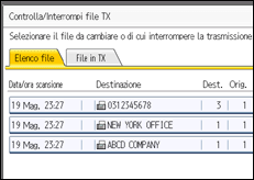 Illustrazione schermata pannello di controllo