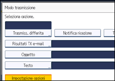 Illustrazione schermata pannello di controllo