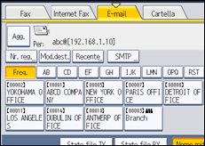 Illustrazione schermata pannello di controllo
