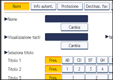 Illustrazione schermata pannello di controllo