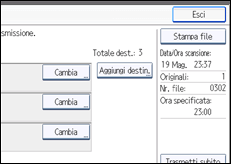 Illustrazione schermata pannello di controllo