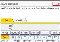 Illustrazione schermata pannello di controllo