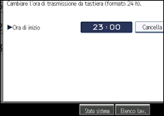 Illustrazione schermata pannello di controllo