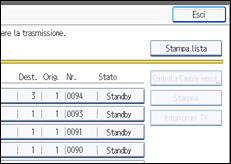 Illustrazione schermata pannello di controllo