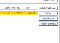Illustrazione schermata pannello di controllo