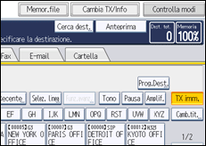 Illustrazione schermata pannello di controllo