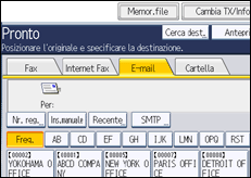 Illustrazione schermata pannello di controllo