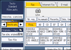 Illustrazione schermata pannello di controllo