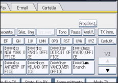 Illustrazione schermata pannello di controllo