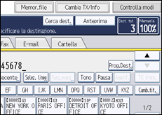 Illustrazione schermata pannello di controllo