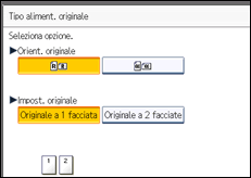 Illustrazione schermata pannello di controllo