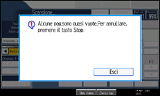 Illustrazione schermata pannello di controllo