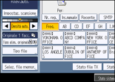 Illustrazione schermata pannello di controllo