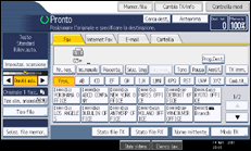 Illustrazione schermata pannello di controllo