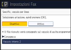 Illustrazione schermata pannello di controllo