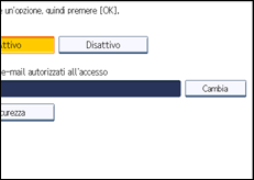 Illustrazione schermata pannello di controllo