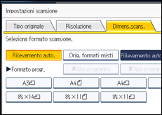 Illustrazione schermata pannello di controllo