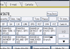 Illustrazione schermata pannello di controllo