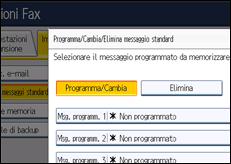 Illustrazione schermata pannello di controllo