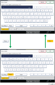 Descrizione dei tasti