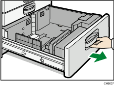 Illustrazione del vassoio a grande capacità