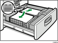 Illustrazione del vassoio a grande capacità