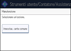 Illustrazione schermata pannello di controllo