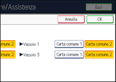 Illustrazione schermata pannello di controllo
