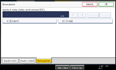 Illustrazione schermata pannello di controllo