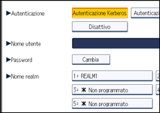 Illustrazione schermata pannello di controllo
