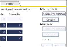 Illustrazione schermata pannello di controllo