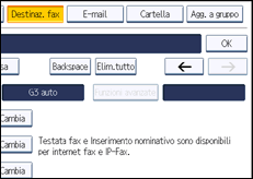 Illustrazione schermata pannello di controllo