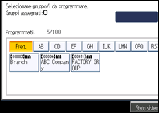 Illustrazione schermata pannello di controllo