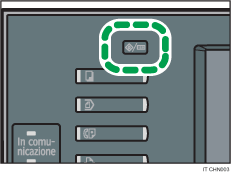 Illustrazione del tasto Strumenti utente/Contatore