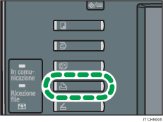 Illustrazione tasto Stampante