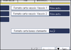 Illustrazione schermata pannello di controllo