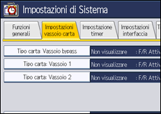 Illustrazione schermata pannello di controllo