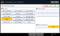Illustrazione schermata pannello di controllo
