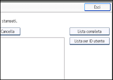 Illustrazione schermata pannello di controllo