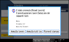 Illustrazione schermata pannello di controllo