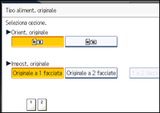 Illustrazione schermata pannello di controllo