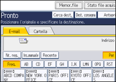 Illustrazione schermata pannello di controllo