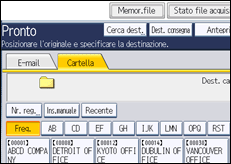 Illustrazione schermata pannello di controllo