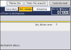 Illustrazione schermata pannello di controllo