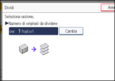 Illustrazione schermata pannello di controllo